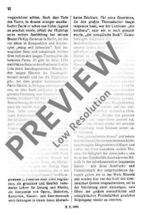 Symphony Eb major op. 9/2 巴赫約翰‧克里斯提安 交響曲大調 總譜 歐伊倫堡版 | 小雅音樂 Hsiaoya Music