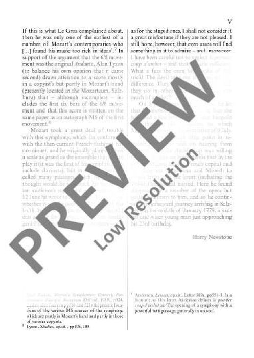 Symphony No. 31 D major KV 297 Paris - with alternative 2nd movement 莫札特 交響曲 大調 樂章 總譜 歐伊倫堡版 | 小雅音樂 Hsiaoya Music