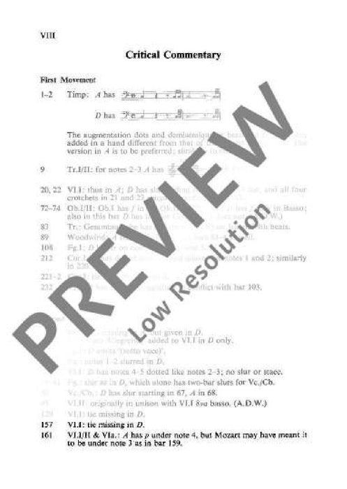 Symphony No. 34 C major KV 338 with Menuet KV 409 莫札特 交響曲 大調 小步舞曲 總譜 歐伊倫堡版 | 小雅音樂 Hsiaoya Music