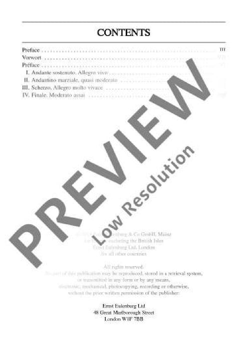 Symphony No. 2 C minor op. 17 CW 22 Little Russian 柴科夫斯基．彼得 交響曲 小調 總譜 歐伊倫堡版 | 小雅音樂 Hsiaoya Music