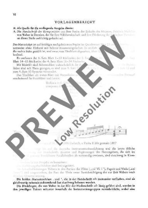 Symphony No. 1 C major JV 50 韋伯．卡爾 交響曲 大調 總譜 歐伊倫堡版 | 小雅音樂 Hsiaoya Music