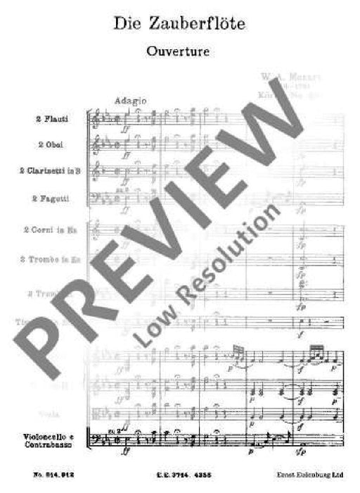 The Magic Flute KV 620 Overture 莫札特 魔笛 序曲 總譜 歐伊倫堡版 | 小雅音樂 Hsiaoya Music