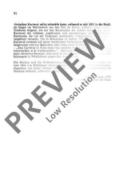 The Roman Carnival op. 9 Overture 白遼士 羅馬狂歡節 序曲 總譜 歐伊倫堡版 | 小雅音樂 Hsiaoya Music