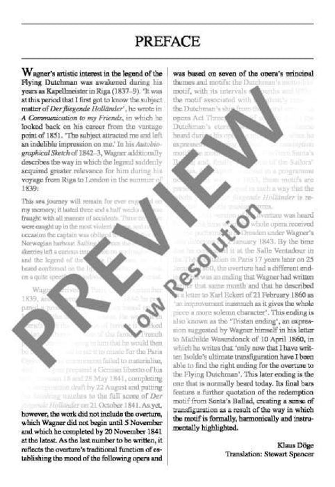 The Flying Dutchman WWV 63 Overture to the Opera 華格納．理查 漂泊的荷蘭人 序曲 歌劇 總譜 歐伊倫堡版 | 小雅音樂 Hsiaoya Music