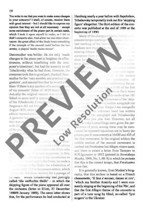 Concerto No. 1 Bb minor op. 23 CW 53 柴科夫斯基．彼得 協奏曲 小調 總譜 歐伊倫堡版 | 小雅音樂 Hsiaoya Music