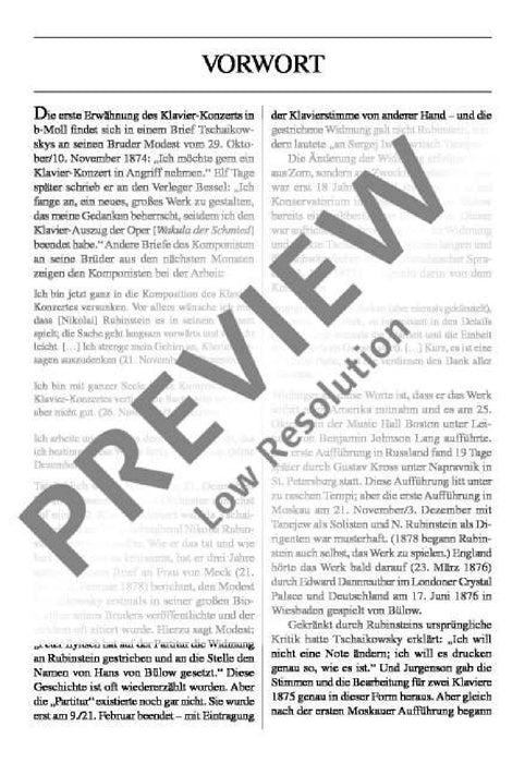 Concerto No. 1 Bb minor op. 23 CW 53 柴科夫斯基．彼得 協奏曲 小調 總譜 歐伊倫堡版 | 小雅音樂 Hsiaoya Music