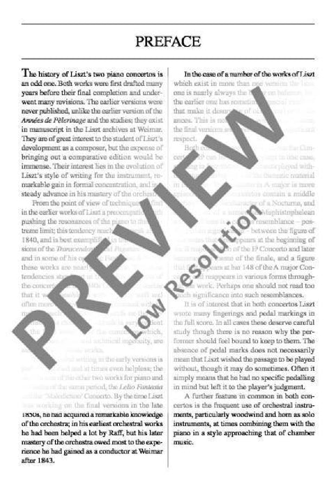 Piano Concerto No. 2 A major 李斯特 鋼琴協奏曲 大調 總譜 歐伊倫堡版 | 小雅音樂 Hsiaoya Music