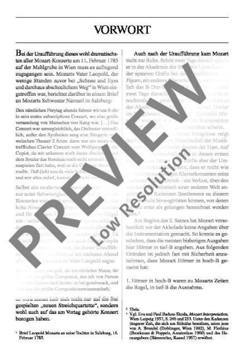 Concerto No. 20 D minor KV 466 莫札特 協奏曲 小調 總譜 歐伊倫堡版 | 小雅音樂 Hsiaoya Music