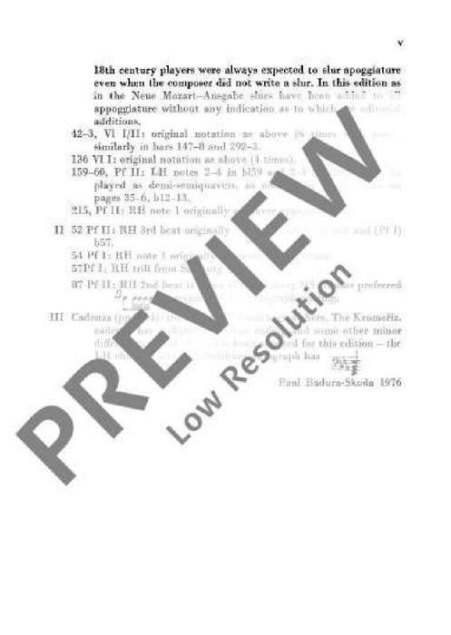 Concerto Eb major KV 365 莫札特 協奏曲大調 總譜 歐伊倫堡版 | 小雅音樂 Hsiaoya Music