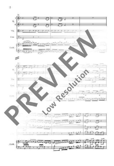Concerto D minor BWV 1052 巴赫約翰‧瑟巴斯提安 協奏曲小調 總譜 歐伊倫堡版 | 小雅音樂 Hsiaoya Music