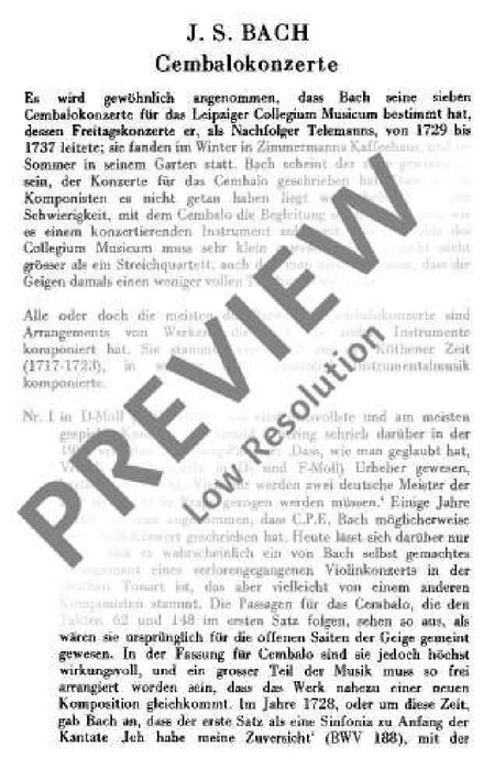 Concerto F minor BWV 1056 巴赫約翰‧瑟巴斯提安 協奏曲小調 總譜 歐伊倫堡版 | 小雅音樂 Hsiaoya Music