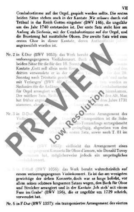 Concerto F minor BWV 1056 巴赫約翰‧瑟巴斯提安 協奏曲小調 總譜 歐伊倫堡版 | 小雅音樂 Hsiaoya Music