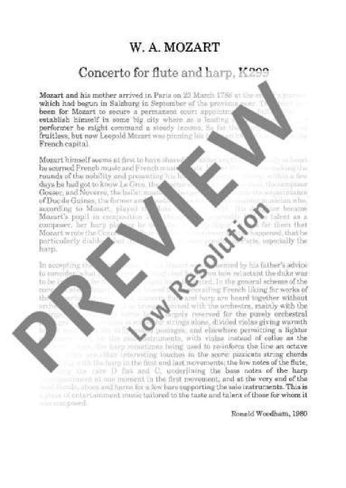 Concerto C major KV 299 莫札特 協奏曲大調 總譜 歐伊倫堡版 | 小雅音樂 Hsiaoya Music