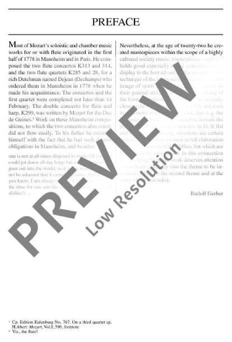 Concerto D major KV 314 莫札特 協奏曲大調 總譜 歐伊倫堡版 | 小雅音樂 Hsiaoya Music