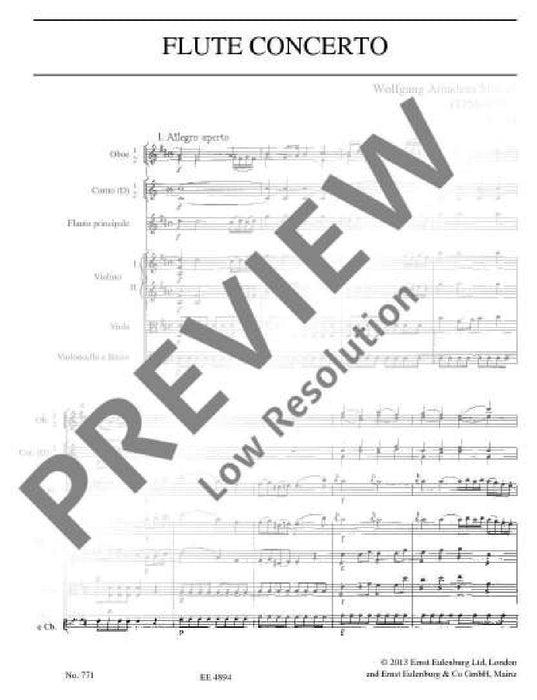 Concerto D major KV 314 莫札特 協奏曲大調 總譜 歐伊倫堡版 | 小雅音樂 Hsiaoya Music