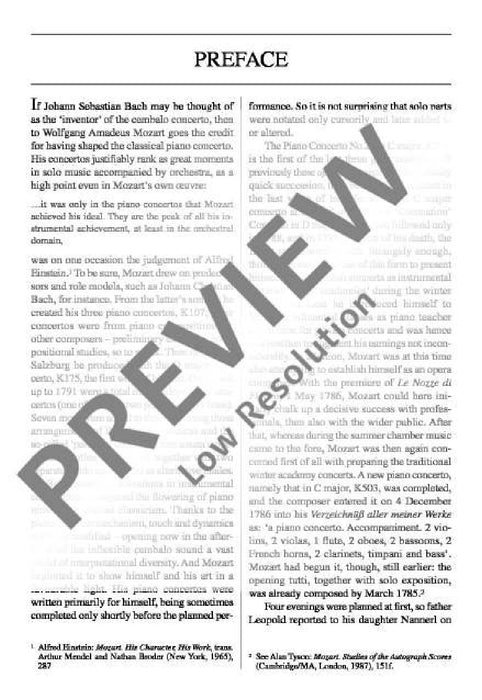 Concerto No. 25 C major KV 503 莫札特 協奏曲 大調 總譜 歐伊倫堡版 | 小雅音樂 Hsiaoya Music