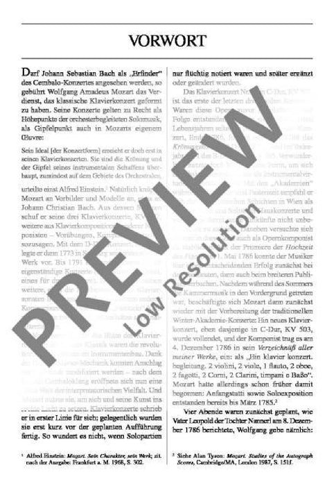 Concerto No. 25 C major KV 503 莫札特 協奏曲 大調 總譜 歐伊倫堡版 | 小雅音樂 Hsiaoya Music