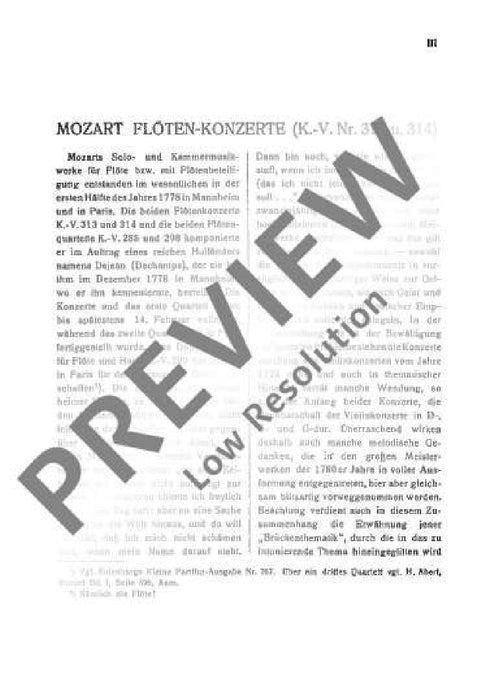 Concerto G major KV 313 莫札特 第一號長笛協奏曲 總譜 歐伊倫堡版 | 小雅音樂 Hsiaoya Music