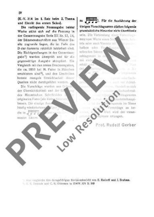 Concerto G major KV 313 莫札特 第一號長笛協奏曲 總譜 歐伊倫堡版 | 小雅音樂 Hsiaoya Music