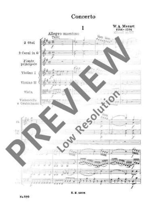 Concerto G major KV 313 莫札特 第一號長笛協奏曲 總譜 歐伊倫堡版 | 小雅音樂 Hsiaoya Music