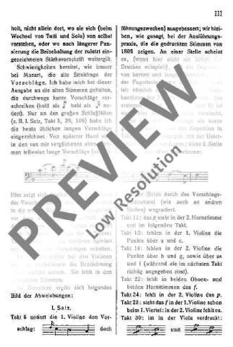 Concerto Bb major KV 191 莫札特 協奏曲大調 總譜 歐伊倫堡版 | 小雅音樂 Hsiaoya Music