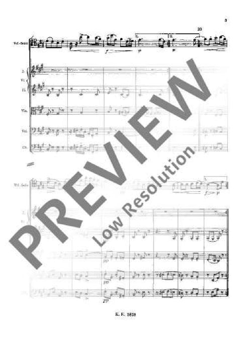 Variations on a Rococo Theme op. 33 柴科夫斯基．彼得 羅可可主題變奏曲 總譜 歐伊倫堡版 | 小雅音樂 Hsiaoya Music