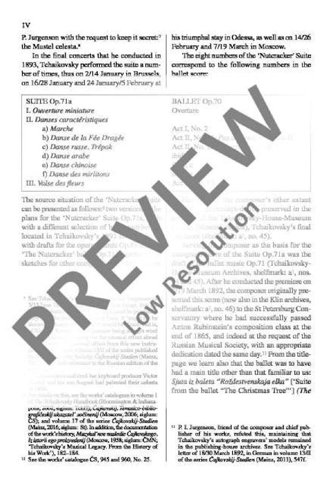 The Nutcracker op. 71a Suite from the Ballet 柴科夫斯基．彼得 胡桃鉗 組曲 芭蕾 總譜 歐伊倫堡版 | 小雅音樂 Hsiaoya Music