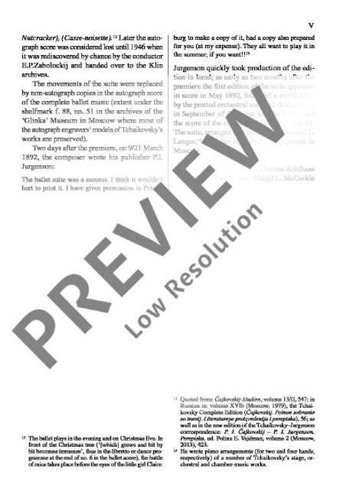 The Nutcracker op. 71a Suite from the Ballet 柴科夫斯基．彼得 胡桃鉗 組曲 芭蕾 總譜 歐伊倫堡版 | 小雅音樂 Hsiaoya Music