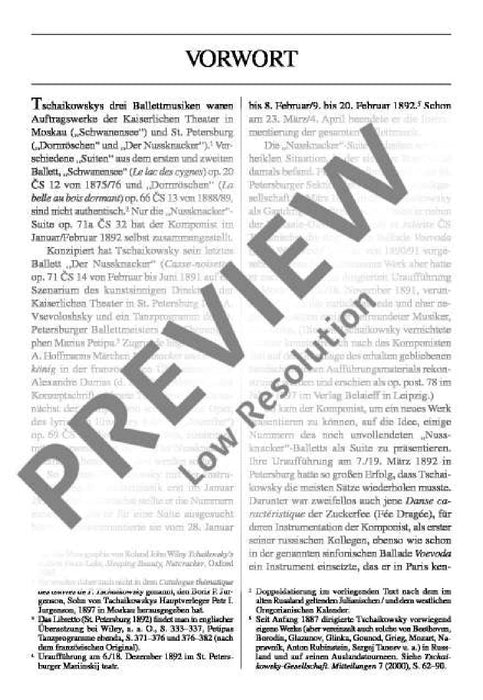 The Nutcracker op. 71a Suite from the Ballet 柴科夫斯基．彼得 胡桃鉗 組曲 芭蕾 總譜 歐伊倫堡版 | 小雅音樂 Hsiaoya Music