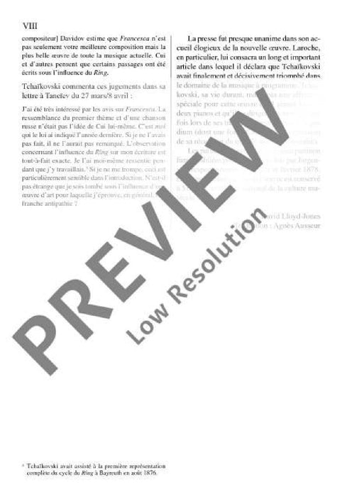 Francesca da Rimini op. 32 CW 43 Symphonic fantasia after Dante 柴科夫斯基．彼得 里米尼的弗朗切斯卡 幻想曲 總譜 歐伊倫堡版 | 小雅音樂 Hsiaoya Music