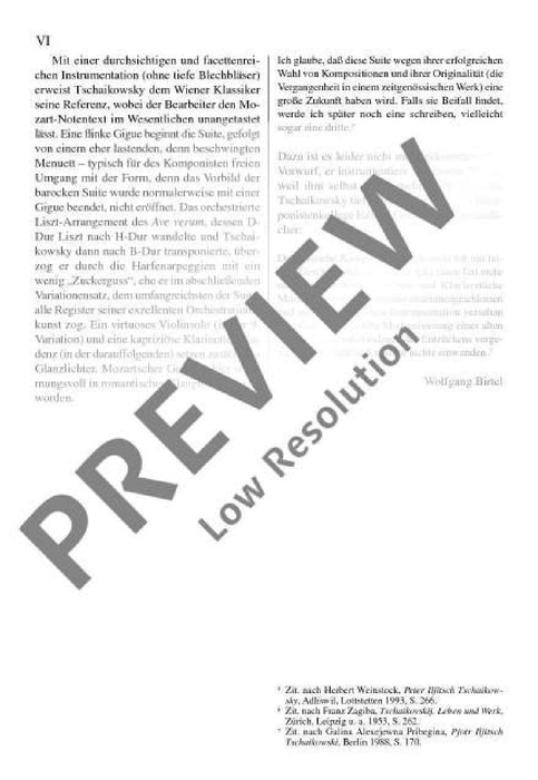 Suite No. 4 G major op. 61 CW 31 Mozartiana 柴科夫斯基．彼得 組曲 大調 莫札特風格曲 總譜 歐伊倫堡版 | 小雅音樂 Hsiaoya Music