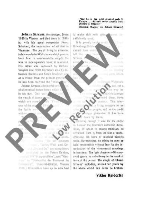 Kaiser Waltz op. 437 史特勞斯．約翰 皇帝圓舞曲 總譜 歐伊倫堡版 | 小雅音樂 Hsiaoya Music