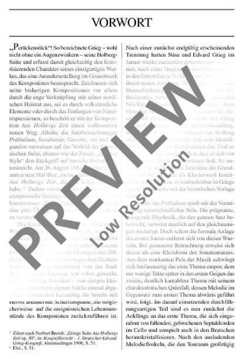 Holberg Suite op. 40 Suite 葛利格 霍爾貝格組曲 組曲 總譜 歐伊倫堡版 | 小雅音樂 Hsiaoya Music