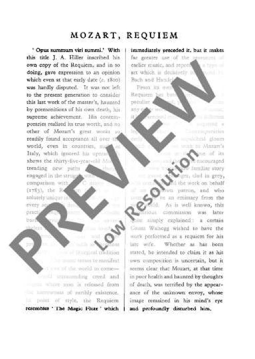 Requiem KV 626 D minor 莫札特 安魂曲 小調 總譜 歐伊倫堡版 | 小雅音樂 Hsiaoya Music