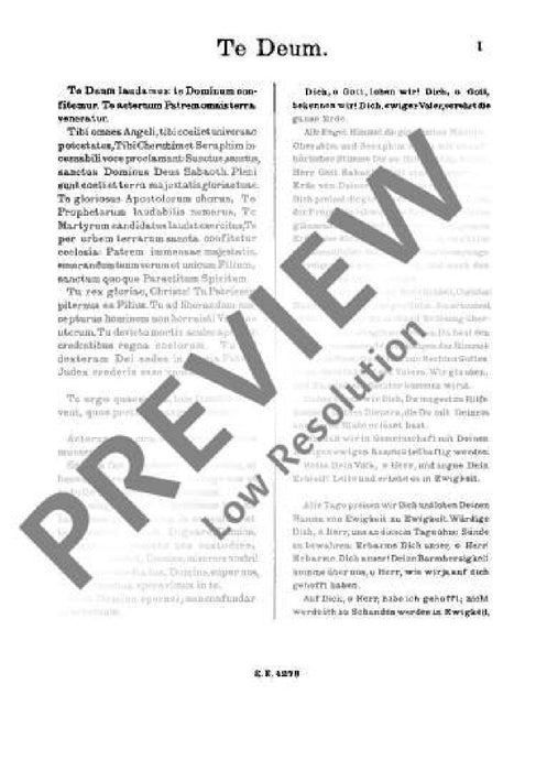 Te Deum 布魯克納 讚美詩 總譜 歐伊倫堡版 | 小雅音樂 Hsiaoya Music