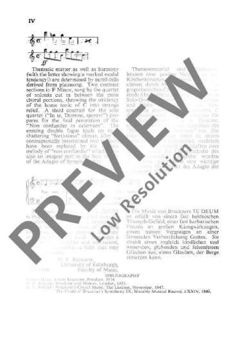 Te Deum 布魯克納 讚美詩 總譜 歐伊倫堡版 | 小雅音樂 Hsiaoya Music