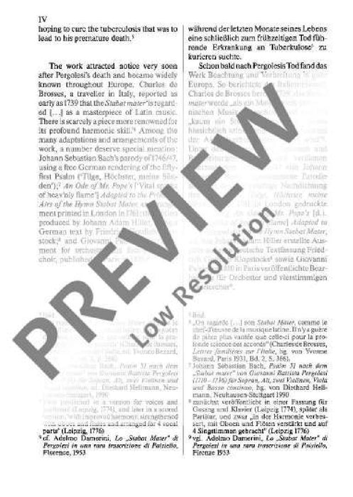 Stabat mater 裴哥雷西 總譜 歐伊倫堡版 | 小雅音樂 Hsiaoya Music