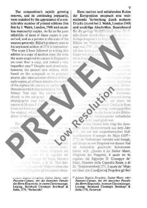 Stabat mater 裴哥雷西 總譜 歐伊倫堡版 | 小雅音樂 Hsiaoya Music