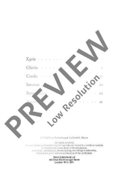 Missa brevis D major KV 194 莫札特 大調 總譜 歐伊倫堡版 | 小雅音樂 Hsiaoya Music