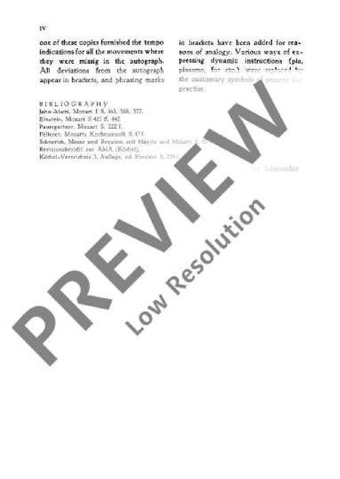 Missa brevis D major KV 194 莫札特 大調 總譜 歐伊倫堡版 | 小雅音樂 Hsiaoya Music