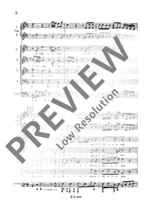 Missa brevis D major KV 194 莫札特 大調 總譜 歐伊倫堡版 | 小雅音樂 Hsiaoya Music