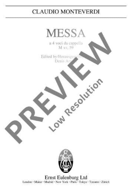 Messa Nr. II in F M xv, 59 蒙特威爾第 總譜 歐伊倫堡版 | 小雅音樂 Hsiaoya Music