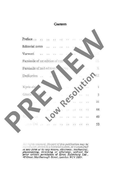 Mass in F minor 拜爾德 彌撒曲 小調 總譜 歐伊倫堡版 | 小雅音樂 Hsiaoya Music