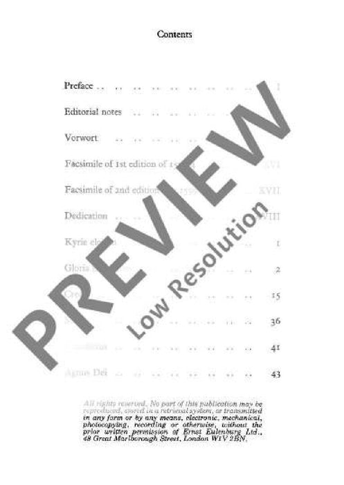 Mass in F major 拜爾德 彌撒曲 大調 總譜 歐伊倫堡版 | 小雅音樂 Hsiaoya Music