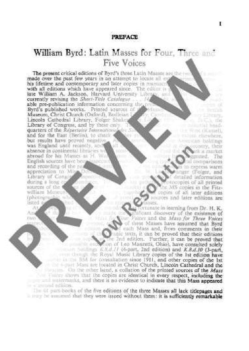 Mass in F major 拜爾德 彌撒曲 大調 總譜 歐伊倫堡版 | 小雅音樂 Hsiaoya Music