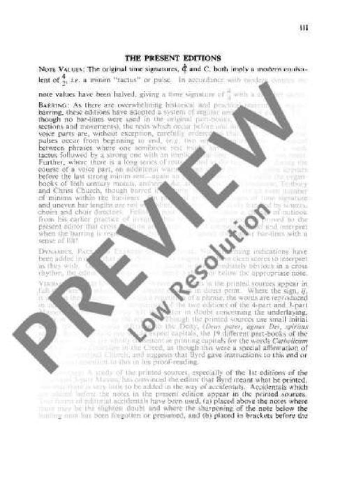 Mass in D minor 拜爾德 大調莊嚴彌撒小調 總譜 歐伊倫堡版 | 小雅音樂 Hsiaoya Music