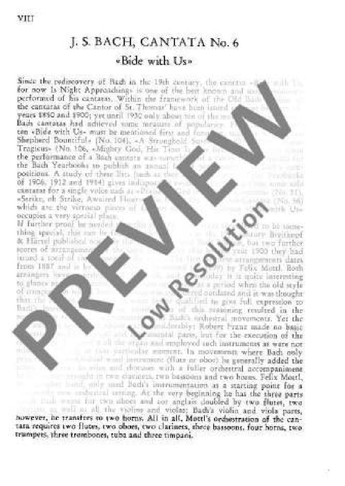 Cantata No. 6 (Feria 2 Paschatos) BWV 6 Bide with us for now is night approaching 巴赫約翰‧瑟巴斯提安 清唱劇 總譜 歐伊倫堡版 | 小雅音樂 Hsiaoya Music