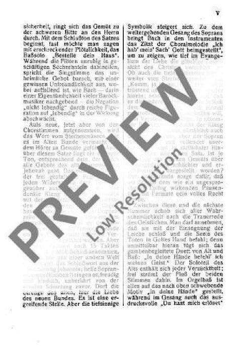 Cantata No. 106 BWV 106 God's time is the best 巴赫約翰‧瑟巴斯提安 清唱劇 總譜 歐伊倫堡版 | 小雅音樂 Hsiaoya Music