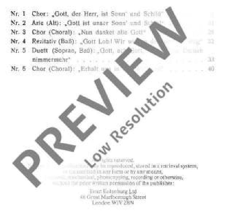 Cantata No. 79 (Festo Reformationis) BWV 79 God the Lord is sun and shield 巴赫約翰‧瑟巴斯提安 清唱劇 總譜 歐伊倫堡版 | 小雅音樂 Hsiaoya Music