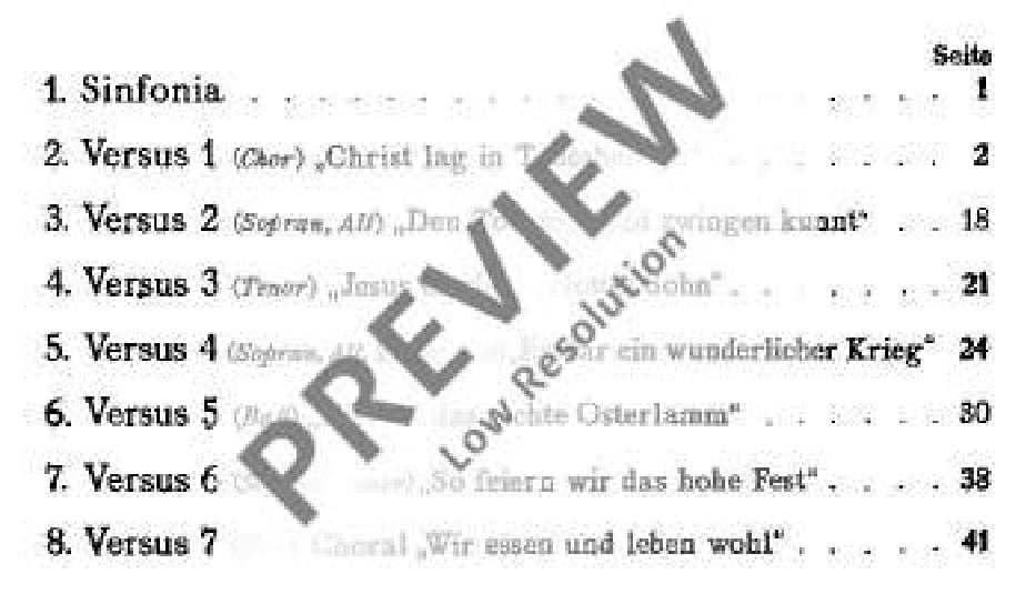 Cantata No. 4 BWV 4 Christ lay by death enshrouded 巴赫約翰‧瑟巴斯提安 清唱劇 總譜 歐伊倫堡版 | 小雅音樂 Hsiaoya Music